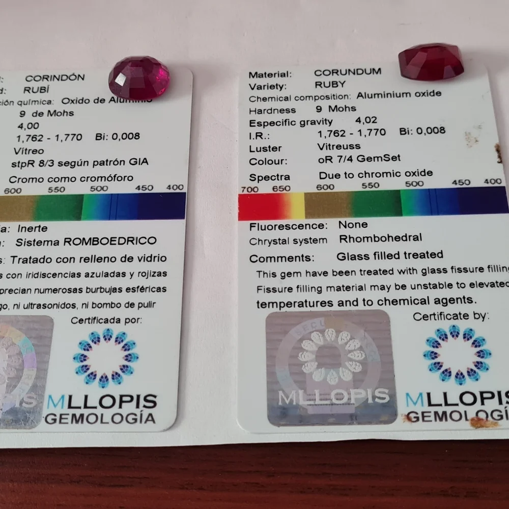 2 Rubies - Picture 1 of 6